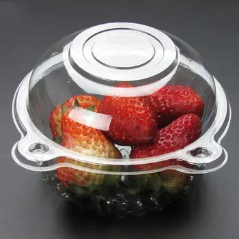 

50Pcs Cupcake Boxes Individual Transparent Plastic Cake Case Cups for Muffin Fruit Pastries