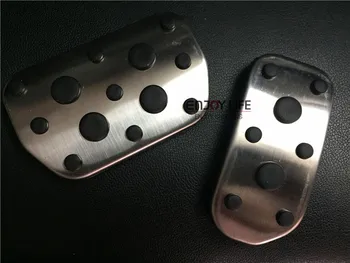 

2pcs Gas Fuel Brake Foot Pedal Pads Cover AT For LEXUS NX NX200 NX300H NX200T 2015