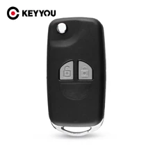 KEYYOU – télécommande repliable pour SUZUKI SX4 Swift, 2 boutons + bouton