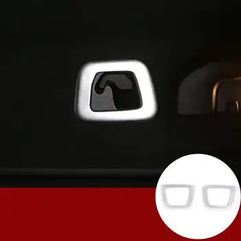 

For Mercedes Benz G class W463 G500 2019-2020 ABS Carbon Fiber /Silver Plastic Car Roof Hook Frame Trim Car Interior Accessories