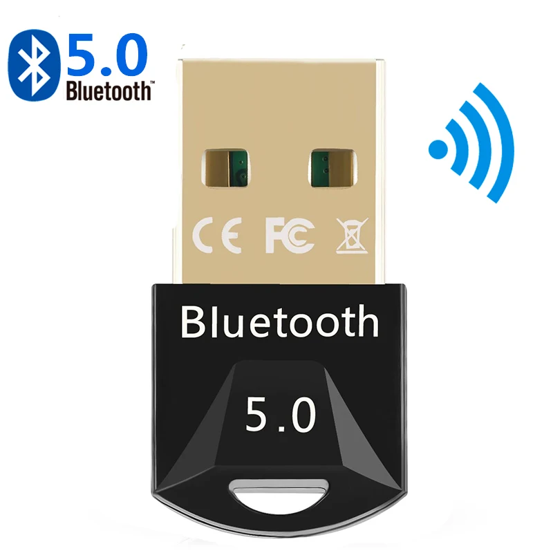 Buen trato USB Bluetooth 5,0 adaptador Bluetooth receptor 5,0 Bluetooth Dongle 5,0 4,0 adaptador para PC portátil 5,0 BT transmisor 85ZXXXggj