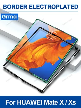 

GRMA Original Soft Silicone Folding TPU Hard PC Anti-knock Bumper Simplicity Protective Cover for HUAWEI Mate Xs X Bumper Case