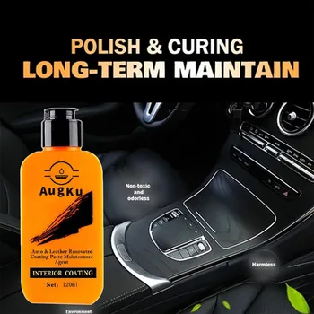 

120ML Seats Renovated Coating Paste Leather Repair Agent Polishing Interior Wide Use Car Tool Remover Cleaning Maintenance