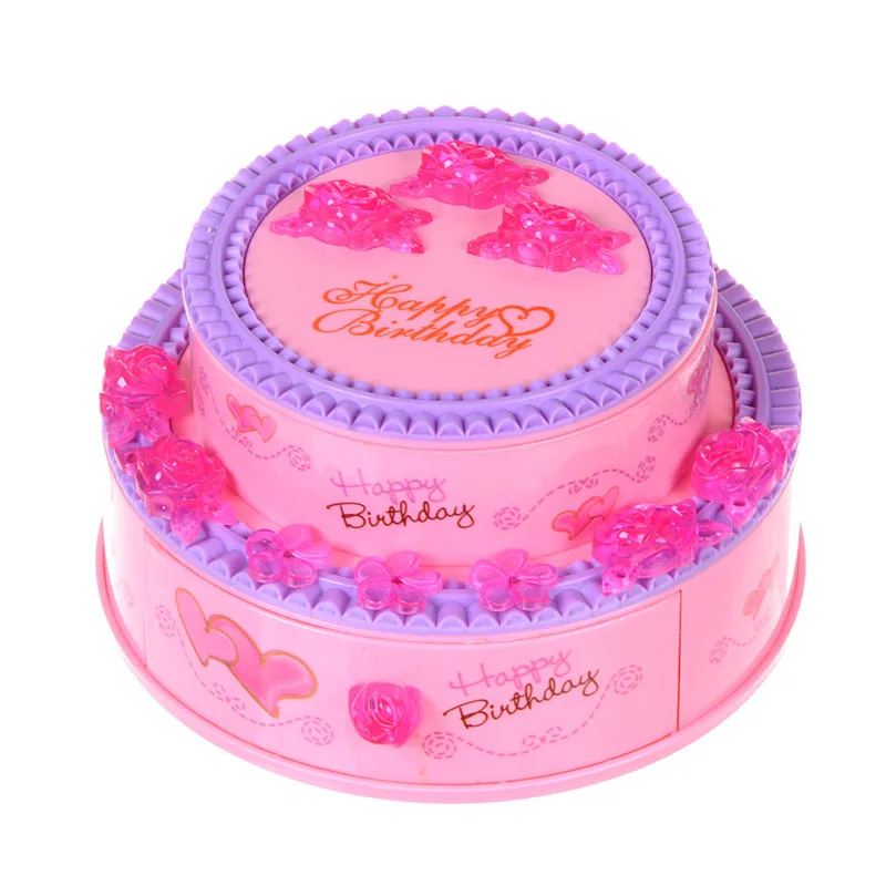 Cake music box Рождественская музыкальная шкатулка розовый музыкальные Джерси коробки Детские танцы, балет украшение для девушки королева музыка копилка подарок на день рождения A-352 музыкальная шкатулка - Цвет: Cake music box