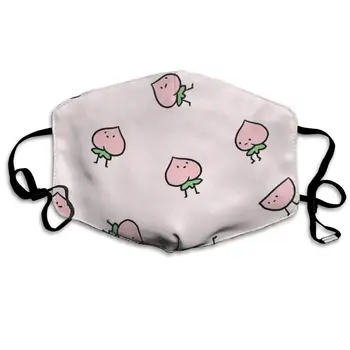 

Mouth Mask Peach Sister Print Masks - Breathable Adjustable Windproof Mouth-Muffle, Camping Running for Women and Men