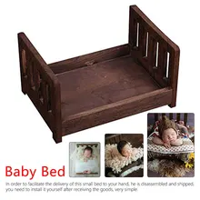 Реквизит для детской фотосъемки фотостудия реквизит для детской кроватки для фотосессии позирующий диван новорожденный реквизит для фотосъемки деревянная кровать новорожденный Позирует