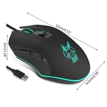 Aliexpress - X37A Rabbit RGB Wired Gaming Mouse Wired USB Luminous Mouse Game Macro Programming 2400 DPI Wired Optical Gamer Mouse