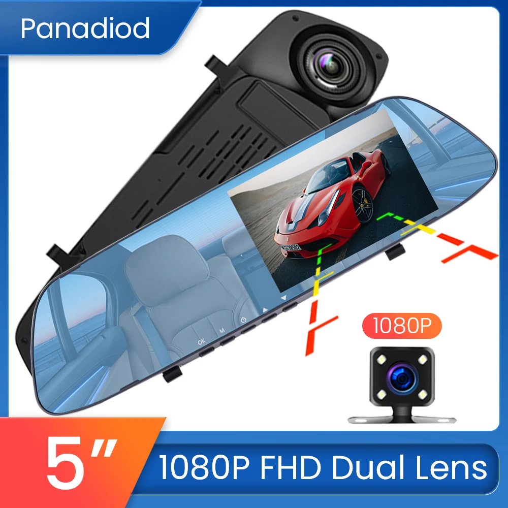 5 zoll 1080P Auto DVR FHD Rückspiegel Auto Kamera Dual Objektiv Auto Video Recorder Nachtsicht Camcorder dash 5 zoll 1080P Auto DVR FHD Rückspiegel Auto Kamera Dual Objektiv Auto Video Recorder Nachtsicht Camcorder dash