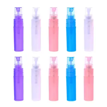 

10Pcs 5ml Empty Plastic Perfume Atomizer Spray Bottle Mini Travel Refillable