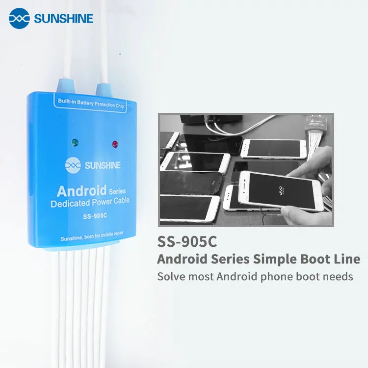 SS-905C Android телефон загрузки вкл/выкл линии управления анти-ожога тест специальный кабель провод подачи питания для huawei Xiaomi samsung Meizu