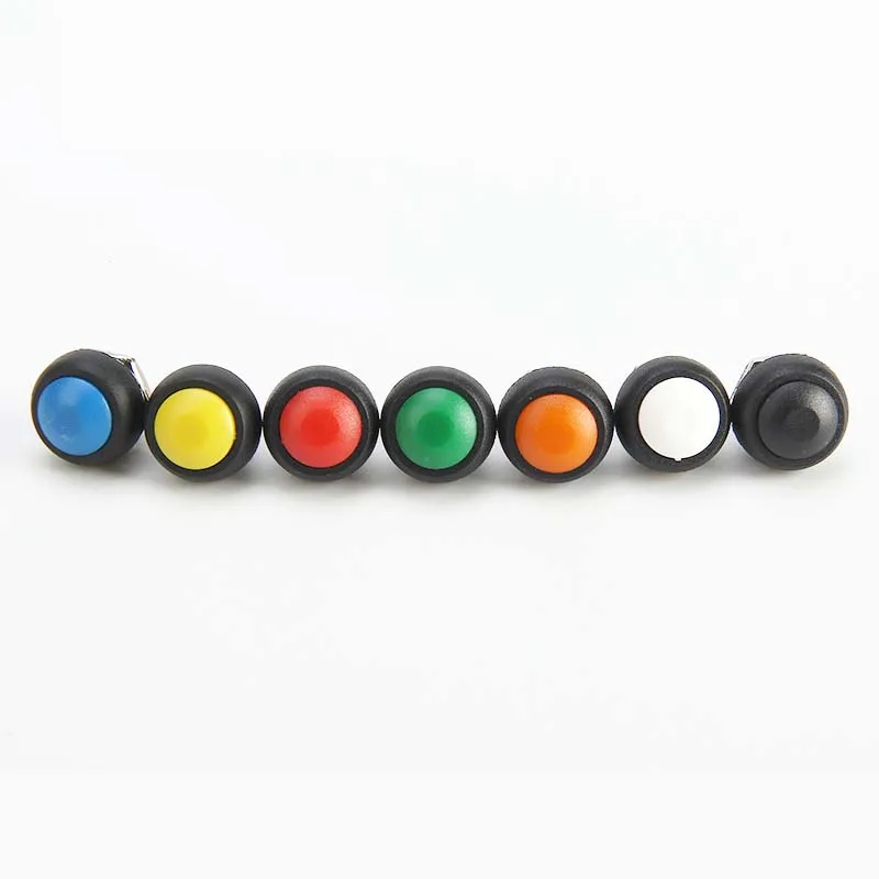 

1Pcs 2Pin Mini Switch 12mm 1A Waterproof Switch Pbs33b 12v Momentary Push Button Switch Reset Non-locking Pbs-33b