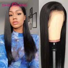 

Straight HD Transparent 13X4 Lace Frontal Wigs SheAdmire Long Lace Front Human Hair Wigs For Black Women Brazilian Short Bob Wig