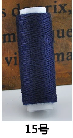 Высококачественная профессиональная швейная нить для вышивки крестиком costura патч Скрапбукинг - Цвет: Черный