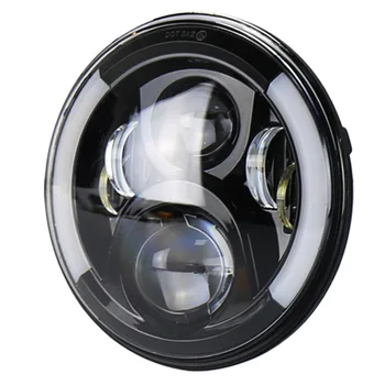 

With White Light Daytime Running Lamp Yellow Light Steering Light 50W Modified Light 7-Inch Motorcycle Light