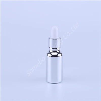 Dropper Bottle 20ML 500 шт пустые флаконы для духов, флаконы для жидких духов, контейнеры для макияжа, многоразовая посылка, серебряные флаконы для эфирных масел, 5-100 мл - Цвет: Dropper Bottle 20ML