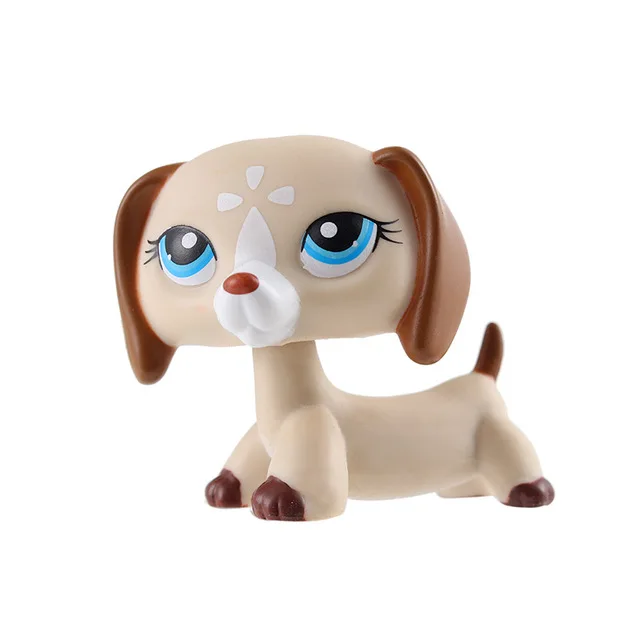 Rare littlest pet shop lps toys dog collection cute littlest sausage old original animal figure kids Christmas gifts 5