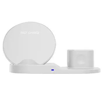 

Fast Wireless Charger Base Three-In-One For Apple Mobile Phone Watch Headset Wireless Charging Bracket