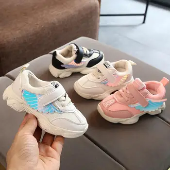 

Kids Sneakers 2019 Spring/Autumn Boys Children Sports Shoes Casual Fashion Soft Bottom Mesh Outdoor Trainers