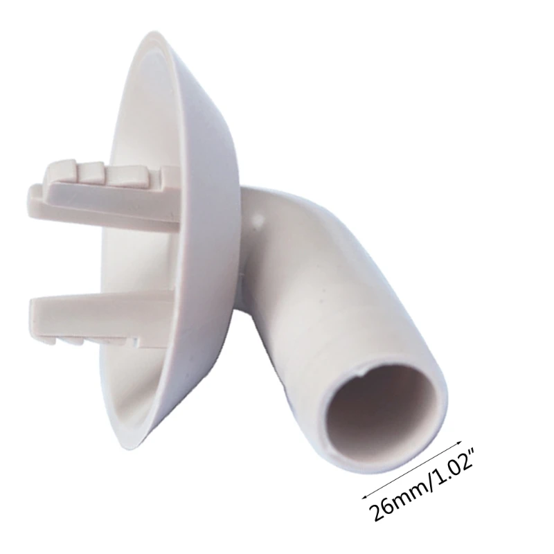 Air conditioner drain hose connector For air conditioner system drain hose connector Elbow 26mm/1.02in Three-jaw drain hose nozzle No leaking High tightness