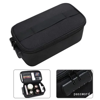 

Acoki Office Supplies Storage Bag Large Capacity Sorting Bag Waterproof Shockproof Bag with Password Lock, Portable organize Bag