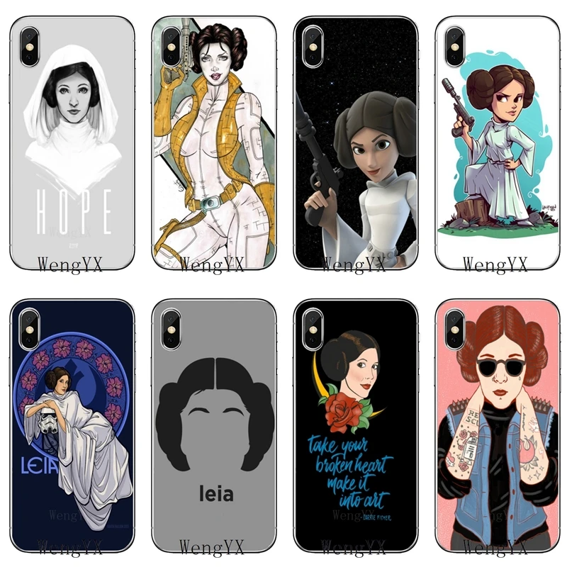 

Transparent phone case Star Wars Princess Leia For Xiaomi Redmi Note 7 6 6A 5A 4 4A 3 pro S2 5 plus 4x Pocophone F1