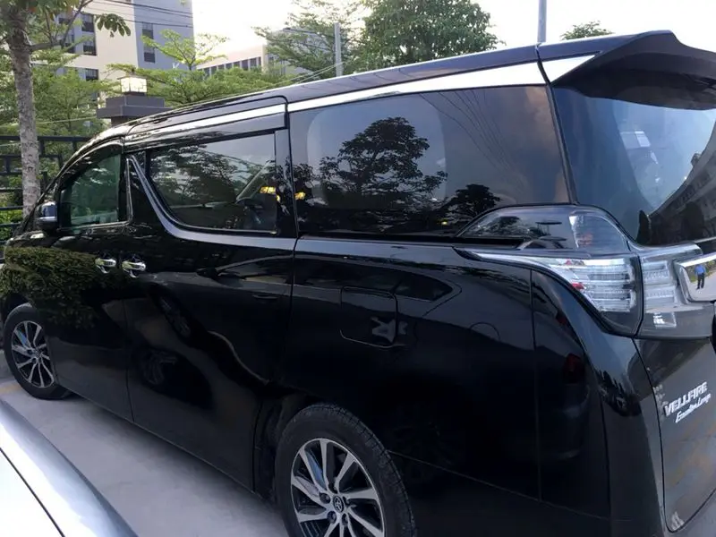 Для Toyota ALPHARD/VELLFIRE Пластик оконный козырек Vent Оттенки Защита от солнца дождь дефлектор гвардии для Toyota ALPHARD/VELLFIRE V авто аксессуары 4 шт./компл. 2011