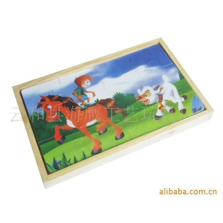 

Profession Wooden Toy Animal Puzzle Box Hy-138c