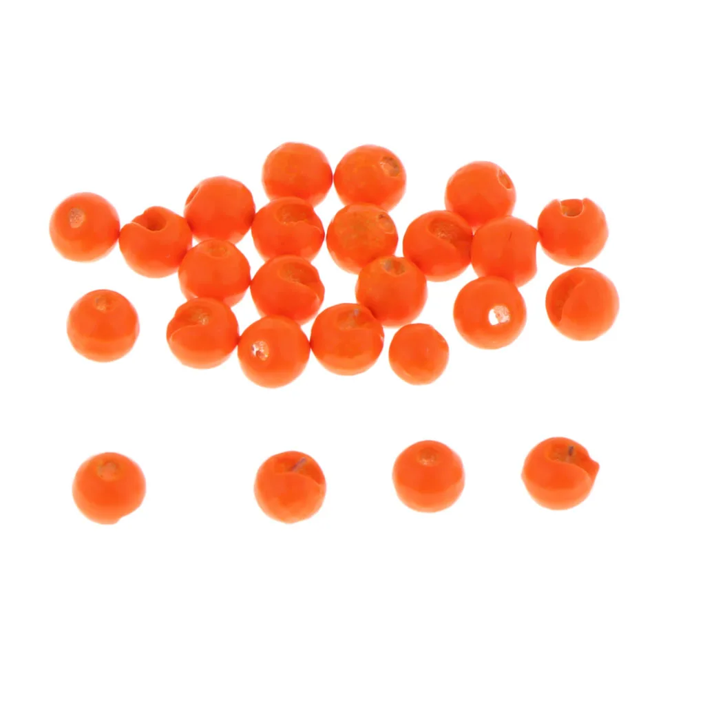 25pcs Tungsten Fly Tying Slotted Diamond Faceted Beads Nymph Head Beads 3mm Fly Tying Materials Fishing Accessories
