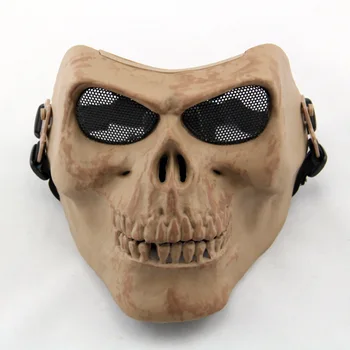 

Army Skull Skeleton Airsoft Paintball Masks BB Gun Full Face CS Game Protect Safe Mask