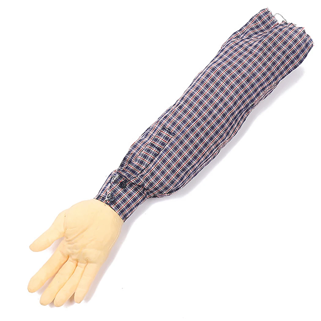 Creative Halloween Prop Simulated Cloth Fake Arm Joke Toy Prank Trick Hand Haunted Party Decoration | Дом и сад