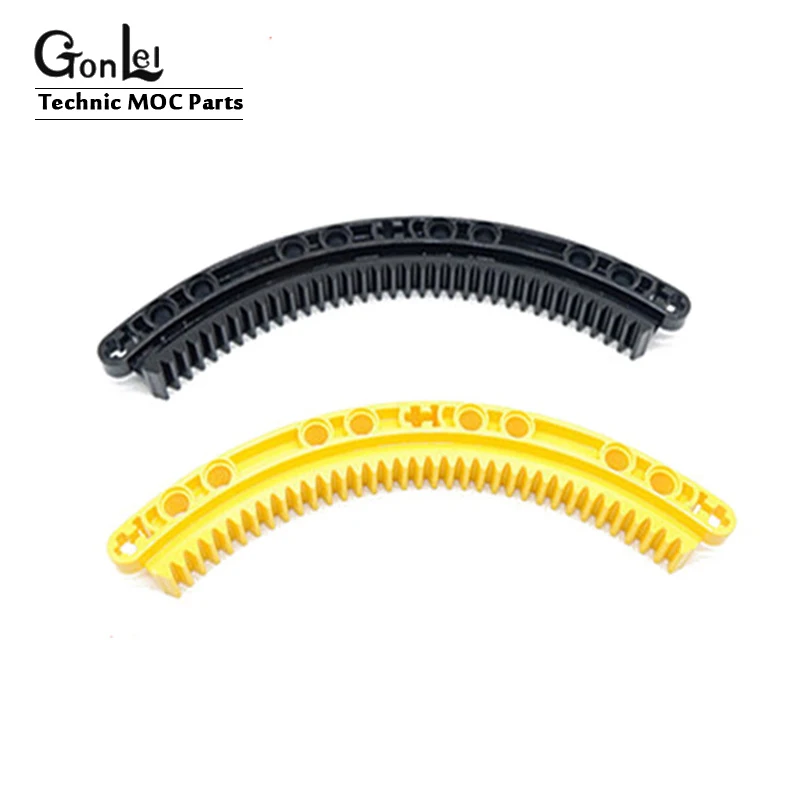 Lego 25 Novo Preto Technic Gear Racks 1 X 4 Peças Peças de dentes