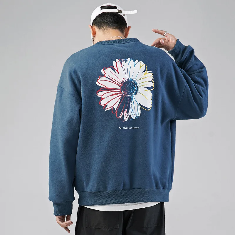 

Fashion casual men's fashion brand Sweatshirt autumn 2020 new Daisy design printed couple's coat Hoodie
