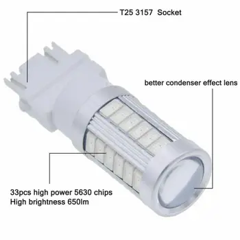 

Backup LED Light Reverse DC 12 -24V 19mmx61mm Replacement Accessories Car