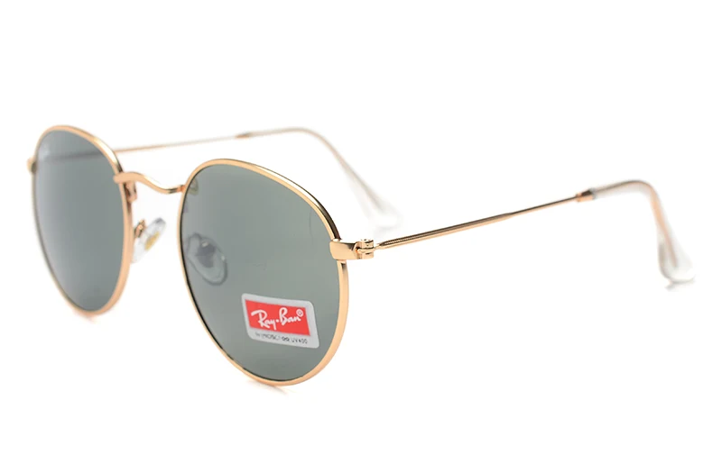 RayBan RB3447 женские круглые солнцезащитные очки, поляризационные Мужские Женские винтажные очки, аксессуары, солнцезащитные очки, ретро очки для вождения