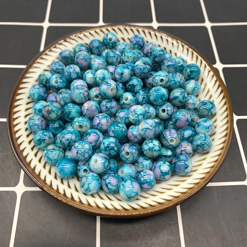 8mm-10mm Round Shape Beads Jewelry Making Acrylic Beads Multicolor Loose Bead Jewelry DIY Accessory acrylic beads loose beads beads for jewelry making