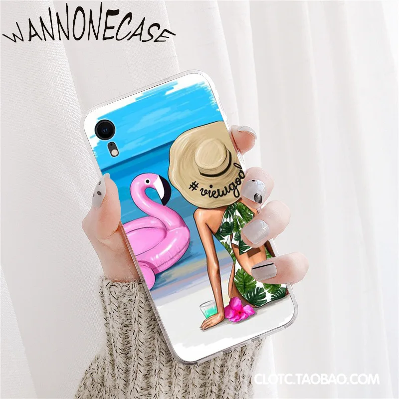 Fashion girl vacation shopping