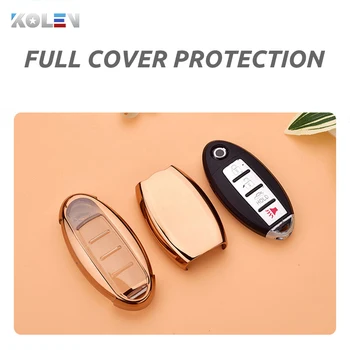 TPU Colorful PC Auto Supporto Della Copertura Della Cassa Chiave A Distanza Per Nissan Qashqai J10 J11 X-Trail T31 T32 juke Tiida Calci di Murano Pathfinder - TPU Colorful PC Auto Supporto Della Copertura Della Cassa Chiave A Distanza Per Nissan Qashqai