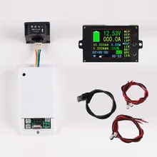 Dc 120v 18 em 1 medidor de tensão sem fio amperímetro bateria solar de carregamento coulômetro capacidade detector de energia tester