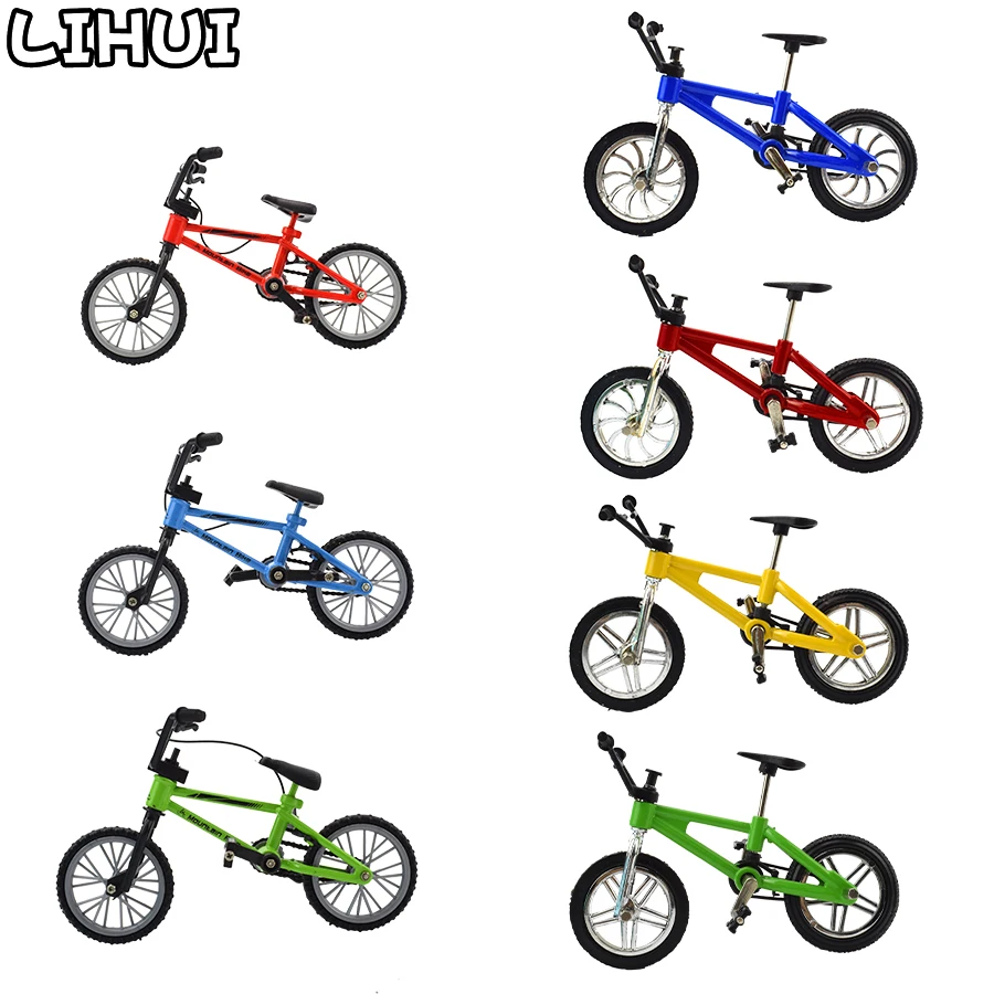 1 шт. Пальчиковый bmx велосипед игрушки для мальчиков мини с тормозным тросом из