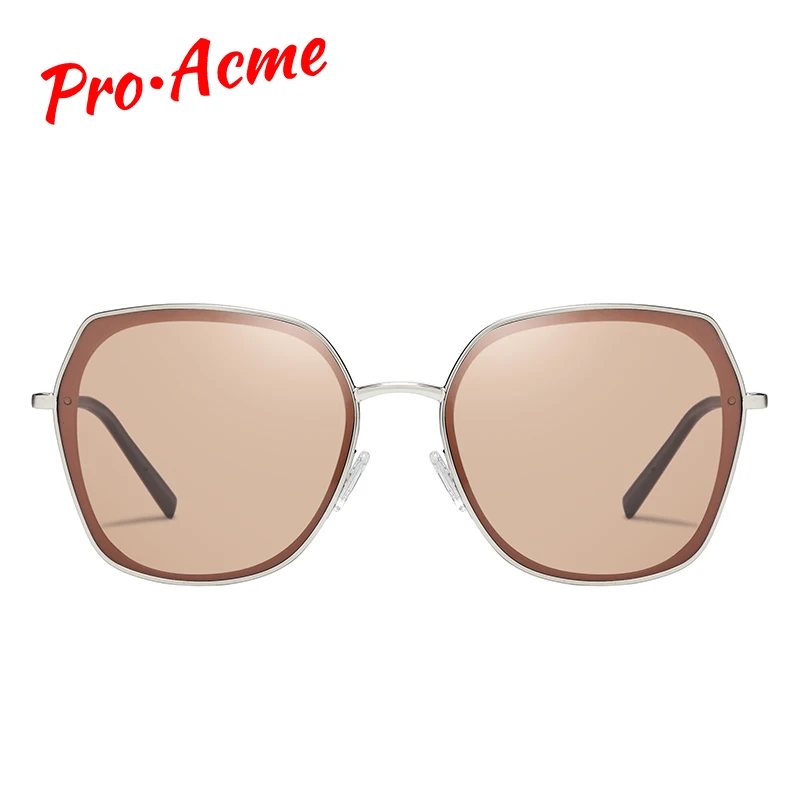 Pro Acme новые Квадратные Солнцезащитные очки женские поляризационные модные негабаритные солнцезащитные очки для женщин zonnebril dames UV400 PC1355