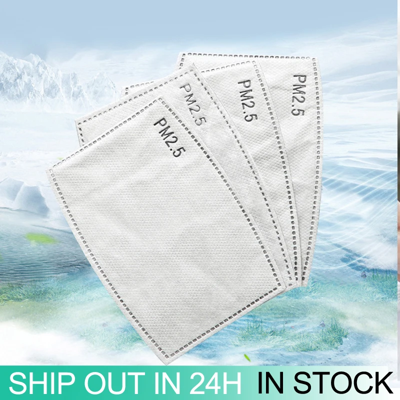 

20pcs 30pcs 50pcs 100pcs PM2.5 Filter paper Anti Haze mouth Mask anti dust mask Filter paper Health Care Adult