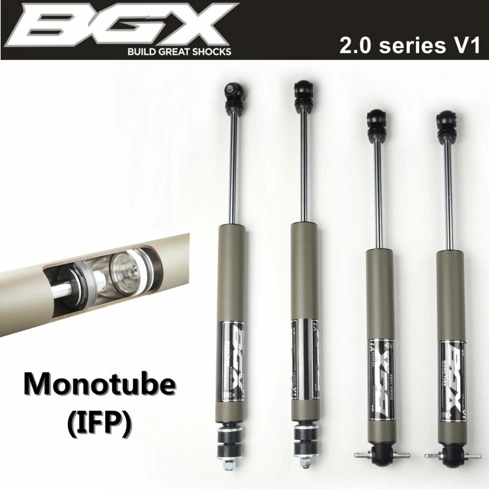 Bgx Monotube / Ifp  Series V1 Shocks For 07-18 Jeep Wrangler Jk 