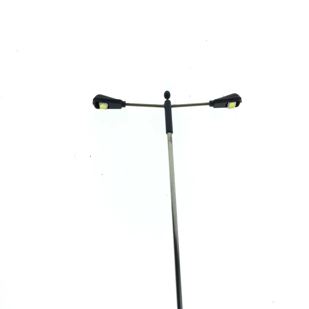20pcs 1:75-200 Scale Model Railway Train Lamp Post Street Lights LED 3V Miniature Models Building Scenery - Image 2
