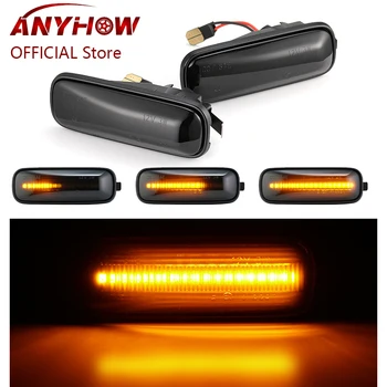 

ANYHOW 2X Flowing LED Side Marker Lights Dynamic Turn Signal Light For HONDA Civic 96-00 CRV Dynamic Turn Side Repeater Lamp