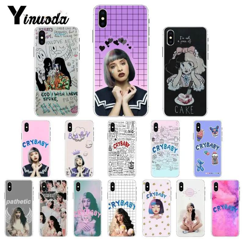 Yinuoda Melanie Martinez Cry baby TPU Мягкий силиконовый чехол для телефона iPhone 8 7 6 6S X XS MAX 5 5S SE XR 10