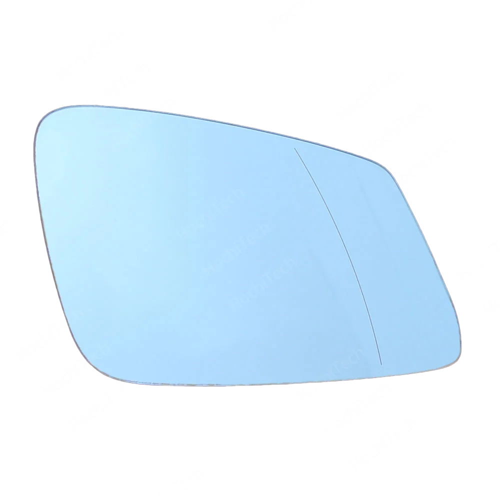 Heated Blue Wing Side View Mirror Glass Set - Electric Left & Right