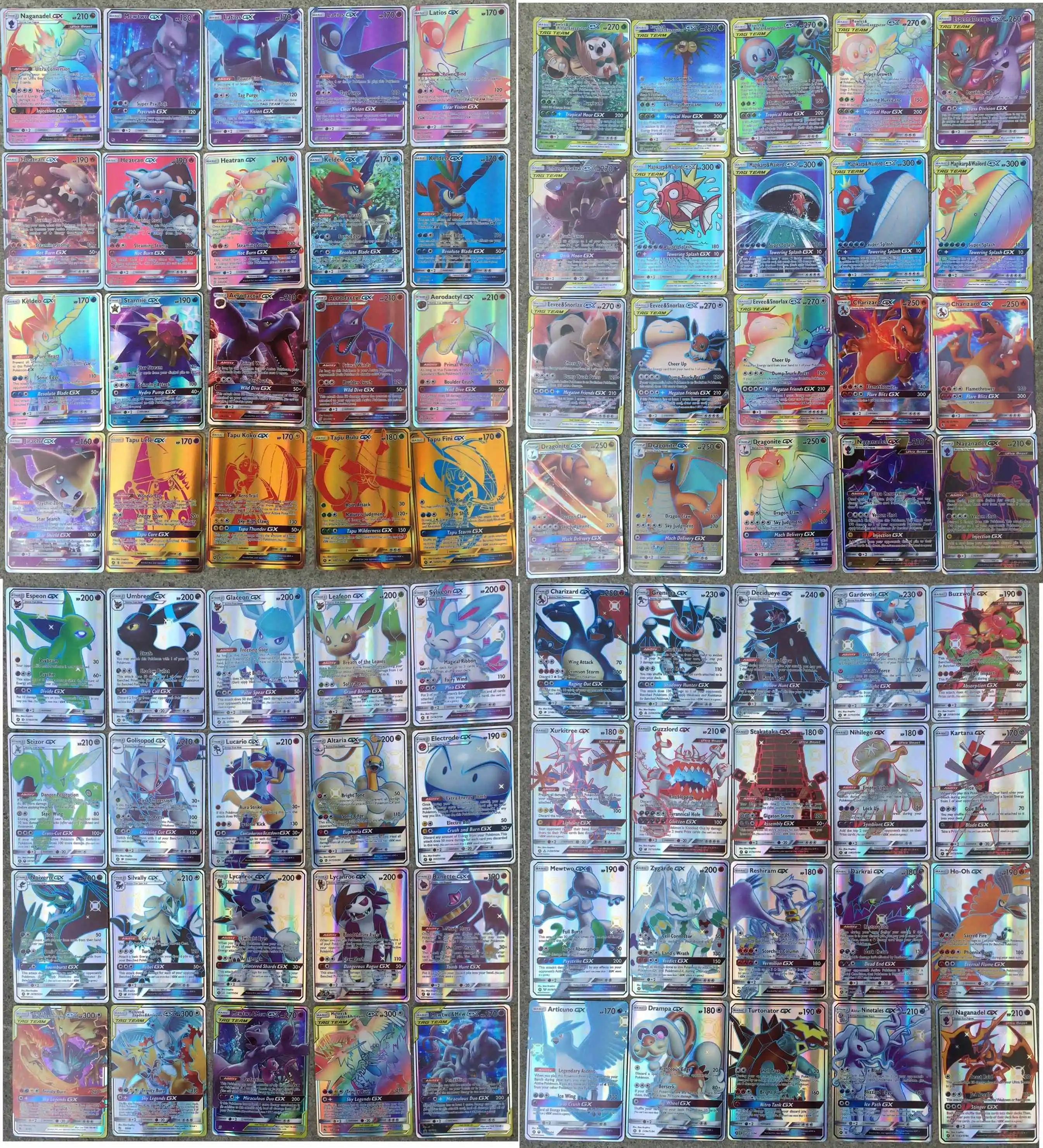 120D Cards Новая карта 100N/M 120C/D 200B шт. 40 команда+ 60GX ультра зверь TCG блестящие карты игра битва торговая игра для детей игрушки Рождество - Цвет: 120D Cards