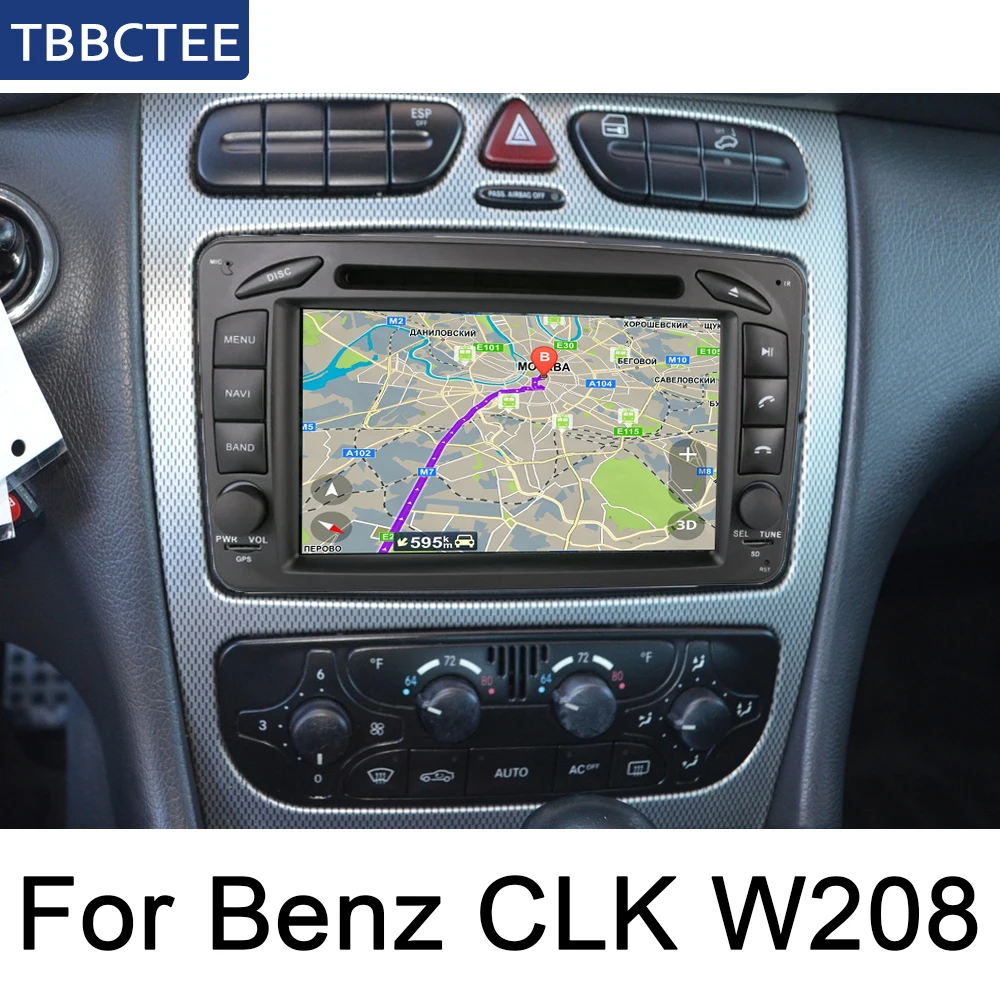 Автомобильный мультимедийный плеер для Mercedes Benz CLK Class W208 1996 ~ 2003 NTG Android GPS