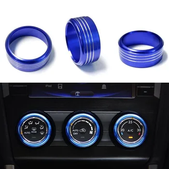 

For Subaru Impreza WRX/STi Knob Ring Covers 3pcs Accessoires Parts New