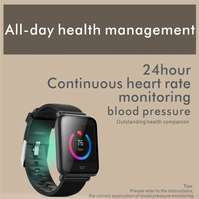 Smart Watches Q9 Men Women Watch Heart Rate Blood Pressure  Sports Fitness Tracker Waterproof Smartwatch For Android IOS Phone
